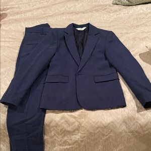 Stylish H&M Boys Suit Deep Blue Navy Size 14